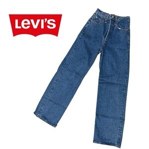 Levi’s Women’s BIG E Ribcage Straight Button Fly Jeans -‎ Size 25